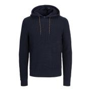 Heren hoodie gebreide trui Jack & Jones , Blue , Heren