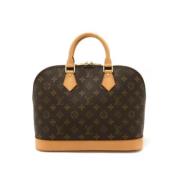 Pre-owned Fabric louis-vuitton-bags Louis Vuitton Vintage , Brown , Da...