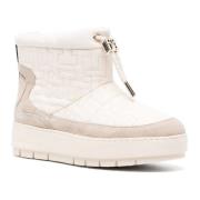 Snowboot Enkellaarzen in wit suède Tommy Hilfiger , White , Dames