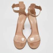 Pre-owned Leather sandals Gianvito Rossi Pre-owned , Beige , Dames