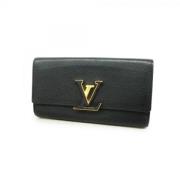 Pre-owned Fabric wallets Louis Vuitton Vintage , Black , Dames