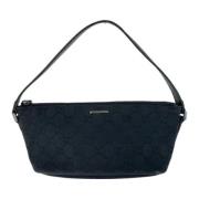 Pre-owned Canvas handbags Gucci Vintage , Black , Dames