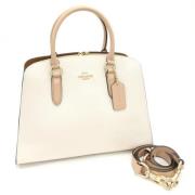 Pre-owned Leather handbags Coach Pre-owned , White , Dames