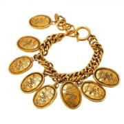 Pre-owned Metal chanel-jewelry Chanel Vintage , Yellow , Dames