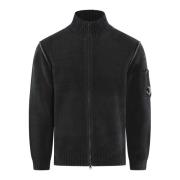 Stijlvolle gebreide cardigan voor heren C.p. Company , Black , Heren