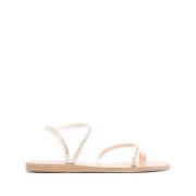 Witte Leren Casual Sandalen Ancient Greek Sandals , White , Dames