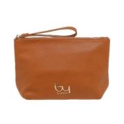 Stijlvolle Dames Clutch Tas Byblos , Brown , Dames