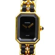 Pre-owned Metal watches Chanel Vintage , Black , Dames