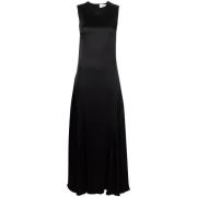 Zwarte Maxi Jurk Ami Paris , Black , Dames