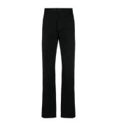 Elegante Zwarte Straight Jeans Giorgio Armani , Black , Heren