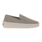 Suede Leather Slip-On Loafer Moccasin Fear Of God , Beige , Dames