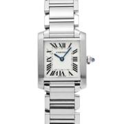 Pre-owned Glass watches Cartier Vintage , Gray , Dames