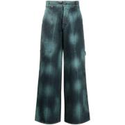 Tie-Dye Wide-Leg Jeans Stella McCartney , Blue , Dames