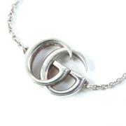 Pre-owned Metal necklaces Gucci Vintage , Gray , Dames