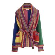 Wollen Color-Block Vest met Shawl Revers Emilio Pucci , Multicolor , D...