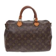 Pre-owned Canvas louis-vuitton-bags Louis Vuitton Vintage , Brown , Da...