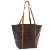 Pre-owned Canvas totes Louis Vuitton Vintage , Brown , Dames