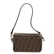 Pre-owned Canvas fendi-bags Fendi Vintage , Brown , Dames