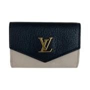 Pre-owned Leather wallets Louis Vuitton Vintage , Black , Dames