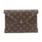 Pre-owned Fabric louis-vuitton-bags Louis Vuitton Vintage , Brown , Da...