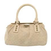 Pre-owned Canvas louis-vuitton-bags Louis Vuitton Vintage , Beige , Da...