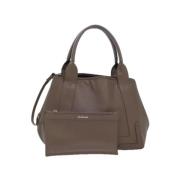 Pre-owned Leather handbags Balenciaga Vintage , Gray , Dames