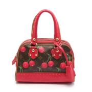 Pre-owned Canvas handbags Louis Vuitton Vintage , Red , Dames