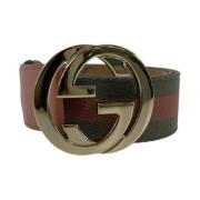 Pre-owned Leather belts Gucci Vintage , Pink , Heren