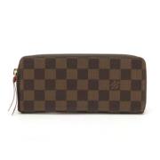 Pre-owned Canvas wallets Louis Vuitton Vintage , Brown , Dames