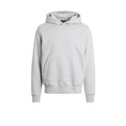 Lunar Rock Fleece Hoodie met Zakken Parajumpers , Gray , Heren