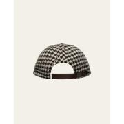 Houndstooth Wool Baseball Cap Les Deux , Multicolor , Unisex