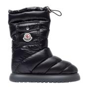 Sneeuwlaarzen met zak en trekkoord Moncler , Black , Dames