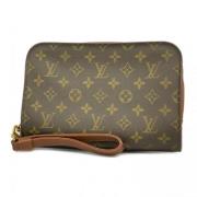 Pre-owned Fabric louis-vuitton-bags Louis Vuitton Vintage , Brown , Da...