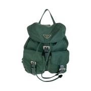 Pre-owned Canvas backpacks Prada Vintage , Green , Dames