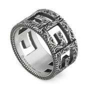 925 sterling zilver - G kubus ring in verouderd sterling zilver Gucci ...