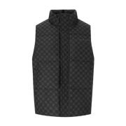 Zwart Monogram Jacquard Vest Daily Paper , Black , Heren