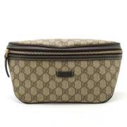 Pre-owned Canvas gucci-bags Gucci Vintage , Beige , Dames