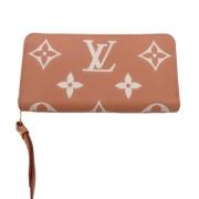 Pre-owned Canvas wallets Louis Vuitton Vintage , Pink , Dames