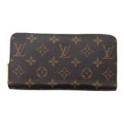 Pre-owned Canvas wallets Louis Vuitton Vintage , Brown , Dames