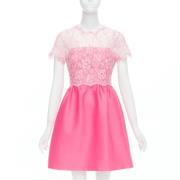 Pre-owned Wool dresses Valentino Vintage , Pink , Dames