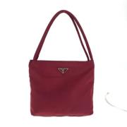 Pre-owned Canvas totes Prada Vintage , Red , Dames