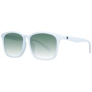 Witte Unisex Zonnebril Trapeziumvormige Gradiënt Spy , White , Unisex