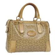 Pre-owned Canvas handbags Celine Vintage , Beige , Dames