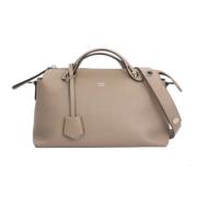 Pre-owned Leather fendi-bags Fendi Vintage , Beige , Dames