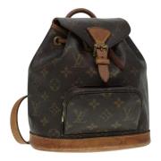 Pre-owned Canvas backpacks Louis Vuitton Vintage , Brown , Dames