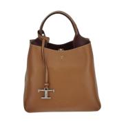 Medium Tote Bag, Klassiek Model Tod's , Brown , Dames