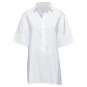 Pre-owned Cotton dresses Valentino Vintage , White , Dames