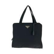 Pre-owned Canvas totes Prada Vintage , Black , Dames