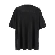 Zwarte Crew Neck T-shirt met Logo Fear Of God , Black , Heren