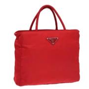 Pre-owned Nylon handbags Prada Vintage , Red , Dames